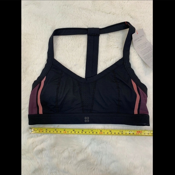 NWT $85 Sweaty Betty Upbeat Padded Bra in‎ Black [SZ Small ] - Picture 2 of 8
